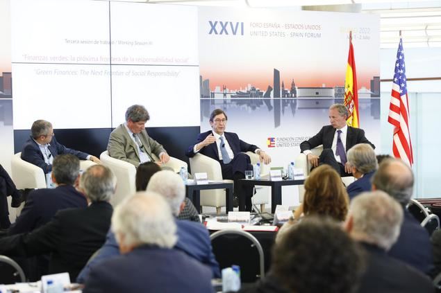 José Ignacio Goirigolzarri, en la mesa redonda del Foro España-Estados Unidos.
