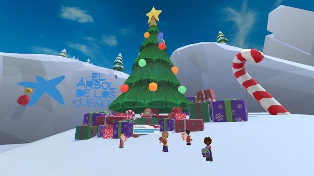 A través de unas gafas de realidad virtual, los más pequeños podrán adentrarse en un universo navideño con diferentes actividades.