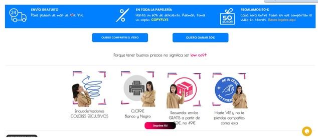 Copyfly responde a Copistería Low Cost en esta brillante campaña de Black Friday