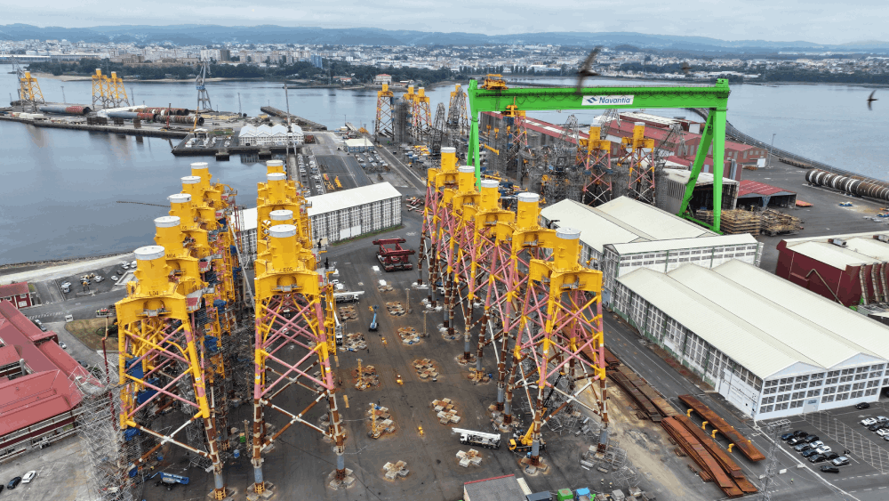 El BEI y CaixaBank unen fuerzas para apoyar las capacidades de fabricación de componentes de energía eólica marina de Navantia Seanergies