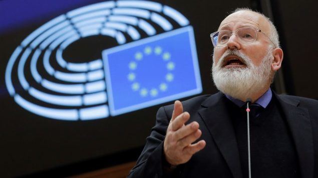 Frans Timmermans, Comisario de la UE responsable del clima.