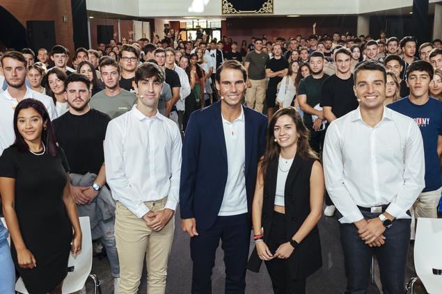 Rafa Nadal inaugura el curso académico de UAX Rafa Nadal Sports University