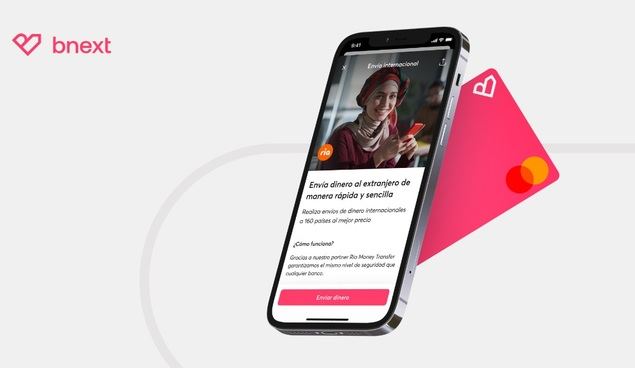 Bnext se alía con Ria Money Transfer y Monisnap para ofrecer a sus usuarios envío de dinero internacional