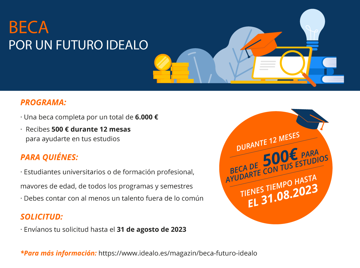 idealo.es lanza la 'Beca por un Futuro idealo', que otorgará 33.000 euros a estudiantes en Europa