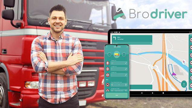 La española Brodriver lanzará su app de navegación GPS para camiones