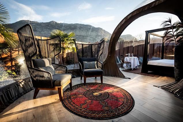 Burbujas del Sella, el lujo de dormir bajo las estrellas