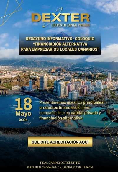 DEXTER amplia sus productos y servicios financieros, aterrizando ahora en Canarias