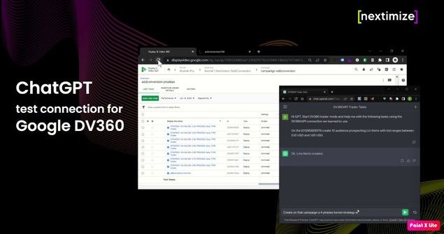 Ya es posible crear campañas con ChatGPT gracias a addconversion y Google DV360