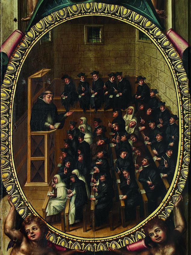 Una clase en Salamanca.