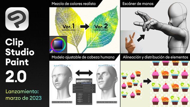 Celsys lanzará en marzo la versión 2.0 de Clip Studio Paint