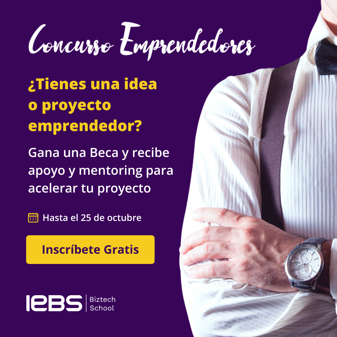 IEBS lanza la 14ª edición del Concurso de Emprendedores con 10 becas totales