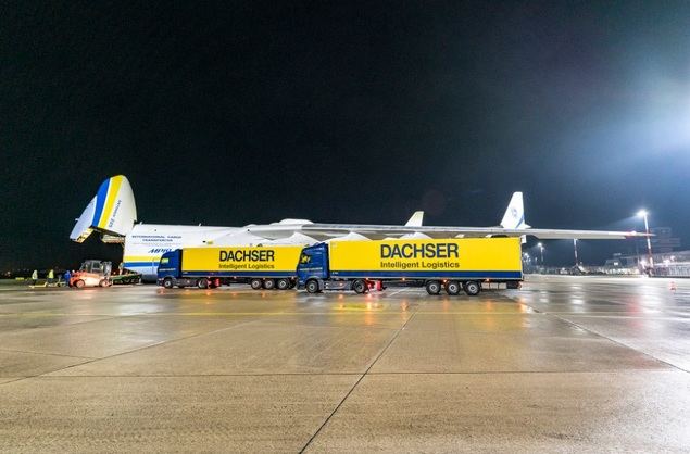 Dachser fleta el mayor avión de carga del mundo para transportar material médico