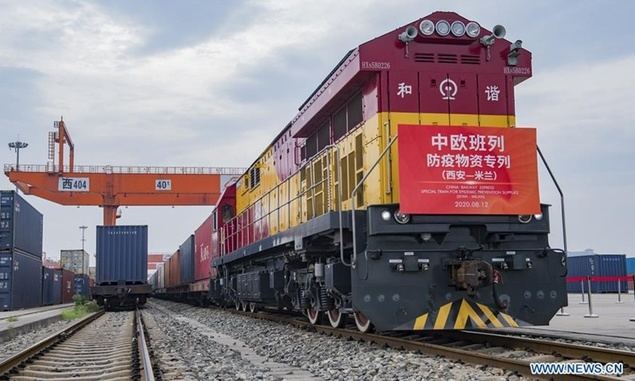 El número de viajes de trenes de carga China-Europa en 2022 alñcanza los 10.000