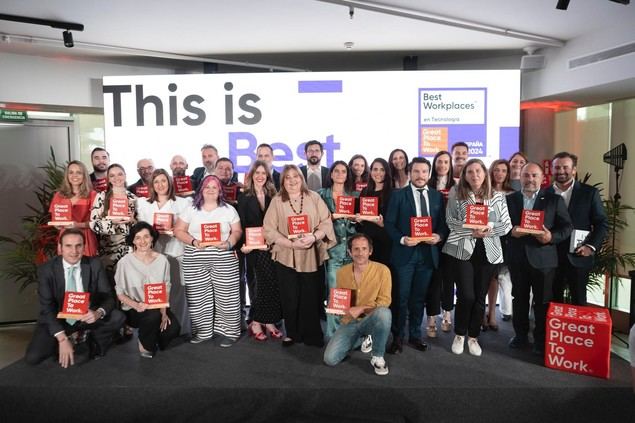 Los empleados de empresas tecnológicas están mucho más satisfechos que la media
