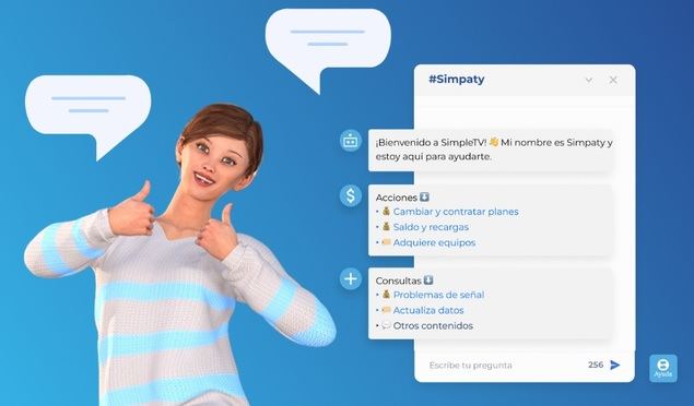 Inbenta afianza su posición de referente en América de la mano del proveedor de TV por suscripción Simpletv