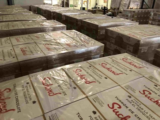 Suchard dona 40 toneladas de turrón al Banco de Alimentos de Madrid