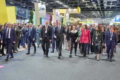 SS.MM. los Reyes inauguran FITUR 2023