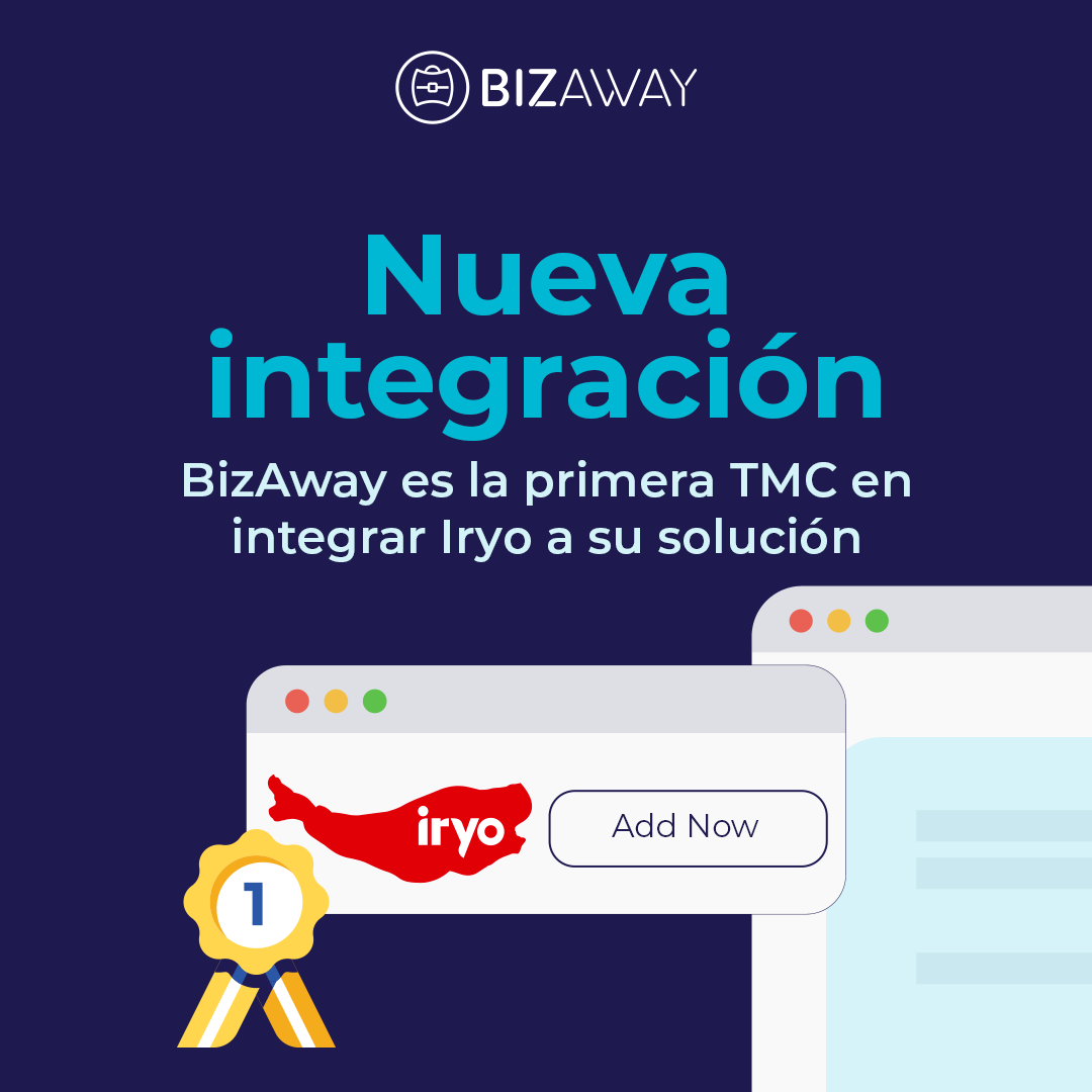 BizAway se convierte en la primera empresa business travel en ofrecer la integración con Iryo