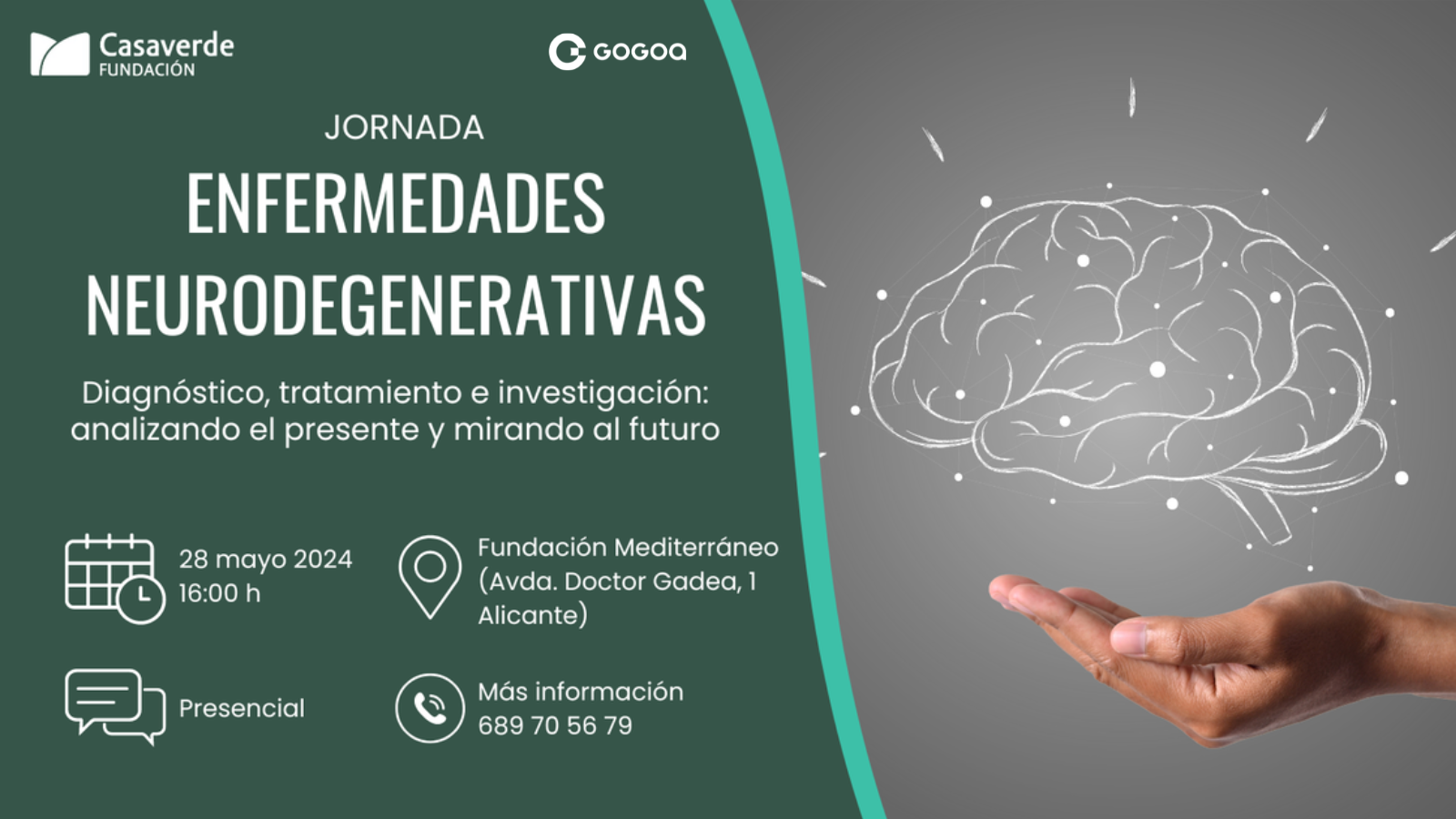 Jornada sobre Enfermedades Neurodegenerativas de la Fundación Casaverde en Alicante