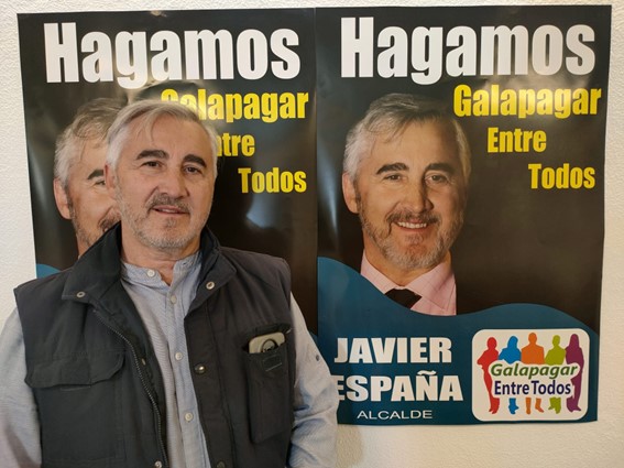 Javier España, candidato a la Alcaldía de Galapagar por GALAPAGAR ENTRE TODOS.