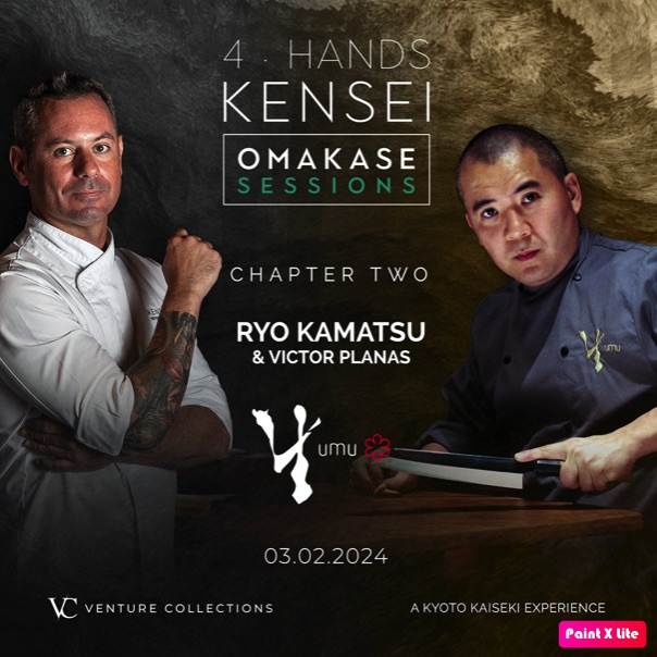 Encuentro épico de sabores en Kensei en el capítulo 2 de sus Omakase Sessions: experiencia 'Kyoto Kaiseki' con Víctor Planas y Ryo Kamatsu de Umu