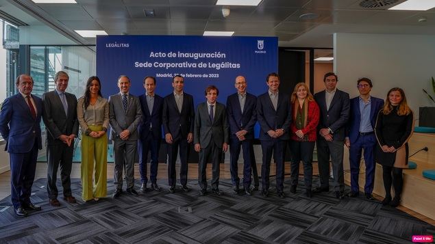 Legálitas inaugura su nueva sede en Madrid con la presencia del alcalde de la ciudad