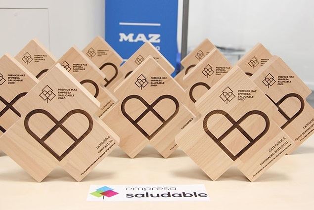 Desvelados los ganadores de los premios MAZ empresa saludable