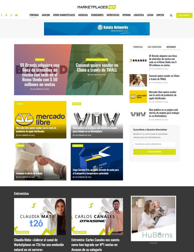MarketplacesHoy, nuevo medio especializado en noticias sobre marketplaces