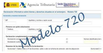 Correctivo europeo a España por el modelo 720