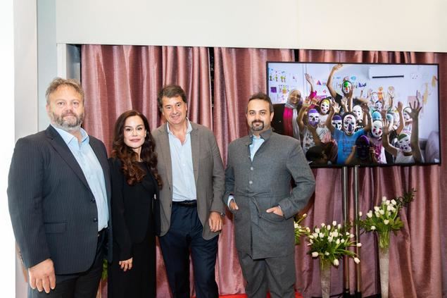 De izquierda a derecha: Hakan Bilgin, presidente y fundador de la organización Dünya Döktorlari Derneği (DDD, Médicos del Mundo Turquía); Leticia Dorsch, CEO de la empresa OTEP KONSULTING; Joaquín Serra, de la Fundación Ricardo Fisas Natura Bissé; Ekin Güven, arquitecto turco.