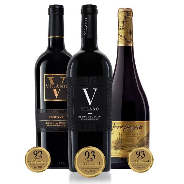 Suiza reconoce 3 Ribera del Duero de Vilano entre los mejores vinos del mundo