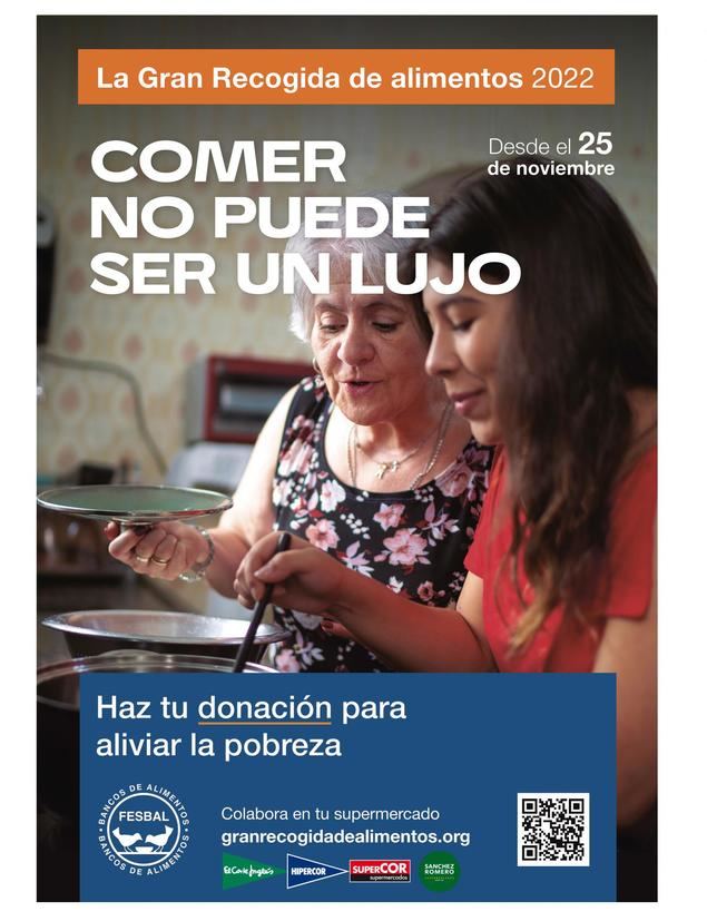 El Corte Inglés apoya la Gran Recogida de Bancos de Alimentos con donativos en caja, web y app