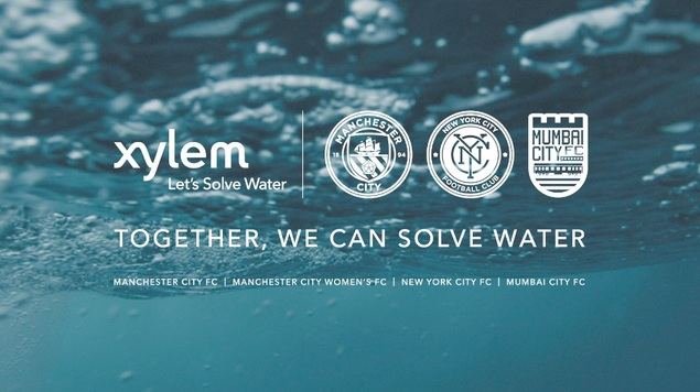 El club de futbol Manchester City y Xylem amplian su asociacion mundial plurianual para hacer frente a los desafios del agua