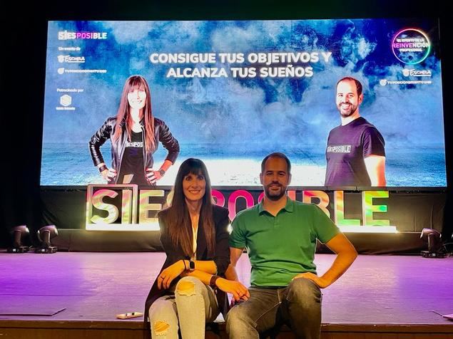 Ana Pedroche y Fran de Vicente, mentores en reinvención digital y organizadores del evento.