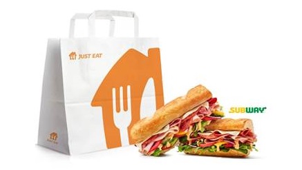Just Eat se une a Subway para incorporar su oferta gastronómica a la plataforma en toda España