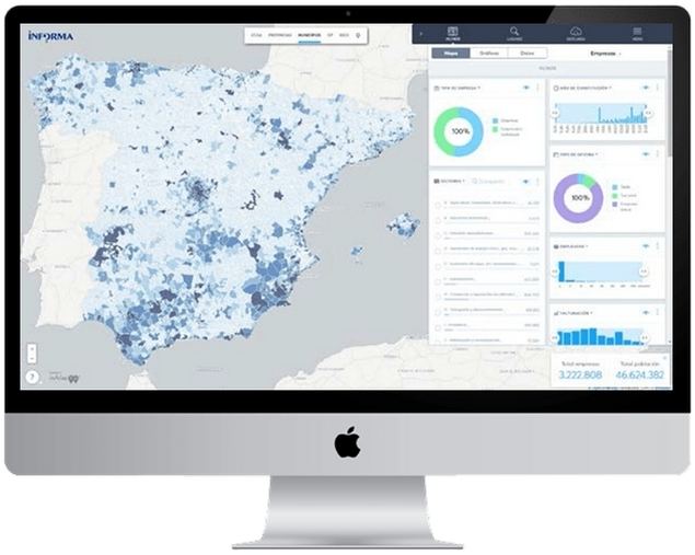 La información espacial de las empresas se ha convertido en una herramienta fundamental y estratégica.