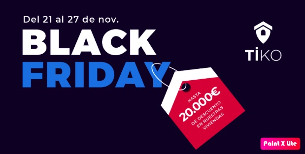 Tiko se une al Black Friday con descuentos de hasta 20.000€ en sus viviendas