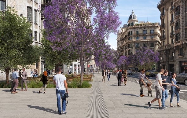 La nueva Via Laietana comienza a sumar solicitudes de locales comerciales tras un descenso de la facturación de un 25%