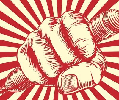 El gobierno agitprop