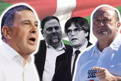 Arana, Pradales, Otegui, Junqueras, Puigdemont y otros nacionalistas del montón
