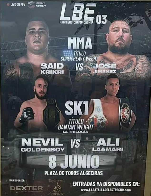 DEXTER , ‘main sponsor’ de la esperada ‘Batalla del Estrecho’ el próximo 8 de junio