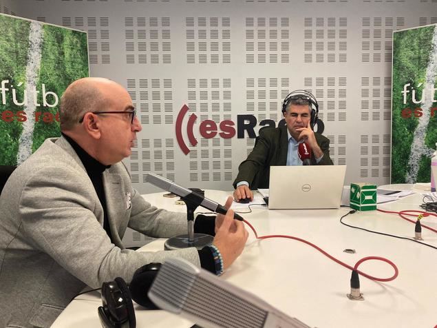 El candidato al ICAM, Raúl Ochoa, durante un momento de su entrevista.