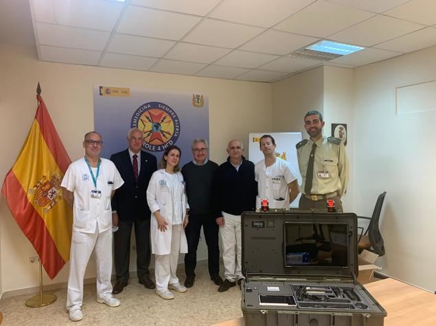 Comitas facilita al Gómez Ulla un maletín Medicy de Telemedicina Diagnóstica para la formación de su personal sanitario