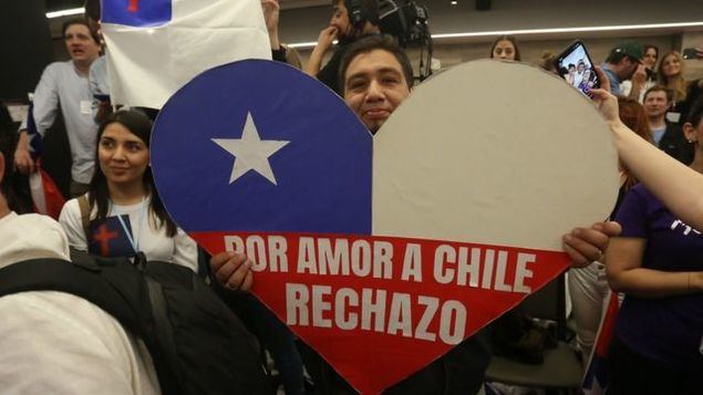 Chile dice no a la reforma de la Constitución con el 62% de los votos