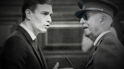Franco y Sánchez en la Historia