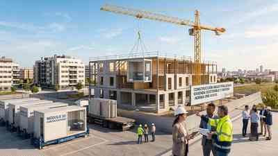 El ladrillo sale de la trinchera: España estrena la primera norma para fabricar casas como si fueran coches