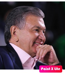 El presidente de Uzbekistán, Shavkat Mirziyoyev.