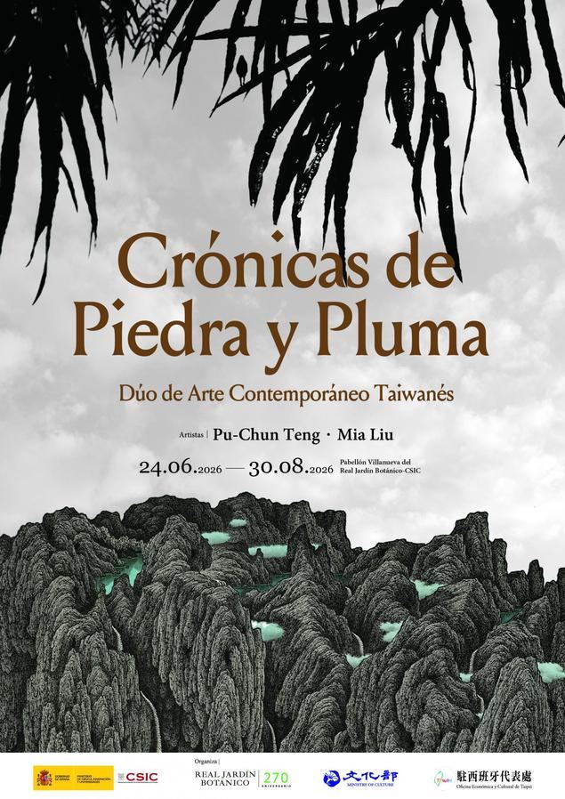 “Crónicas de piedra y pluma”: exposición de artistas taiwaneses en el Real Jardín Botánico