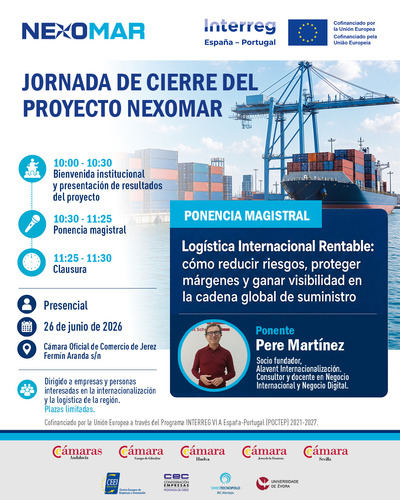 Jerez clausura el proyecto europeo Nexomar con un encuentro de logística internacional