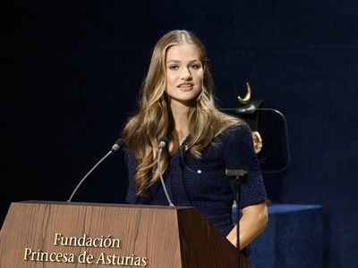 Emoción y expresividad del discurso de Leonor en los Premios Princesa de Asturias 2023